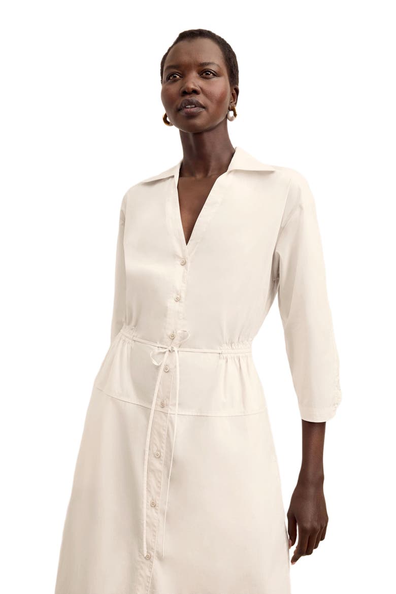 Boden Al Fresco Dress, Alternate, color, Eggshell