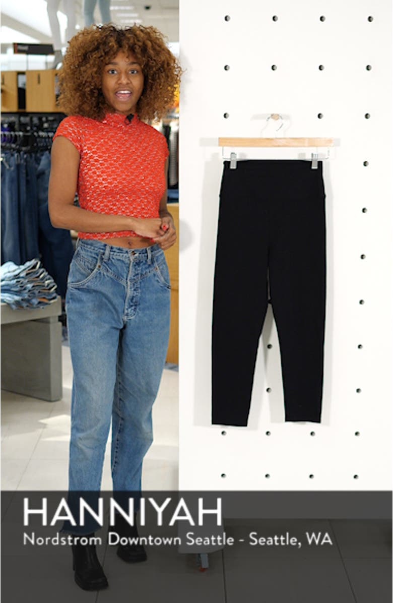 High Waist Crop Leggings, sales video thumbnail