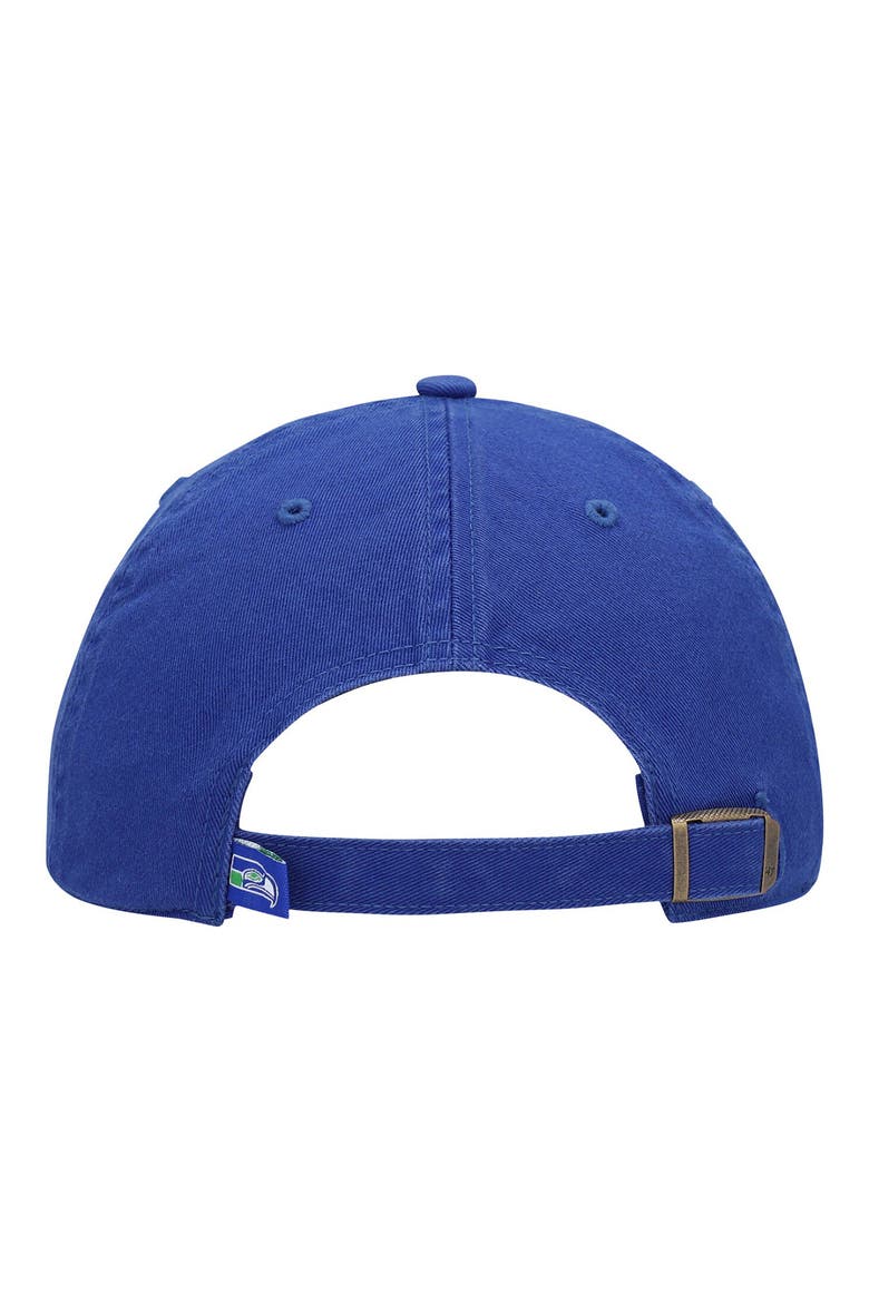 Men's '47 Royal Seattle Seahawks Clean Up Legacy Adjustable Hat, Alternate, color, ROYAL