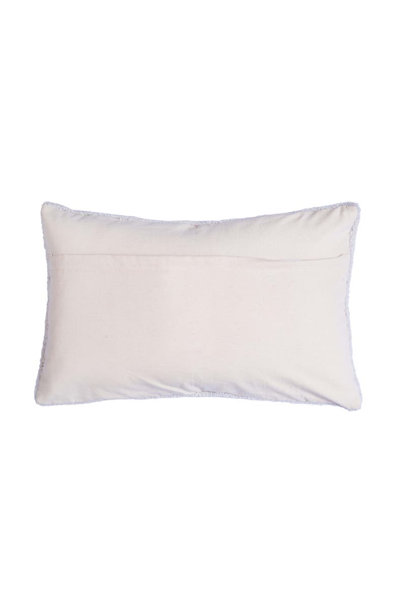 Sandpiper Trio Birds Hooked Lumbar Accent Pillow 14" x 22", Alternate, color, Brown