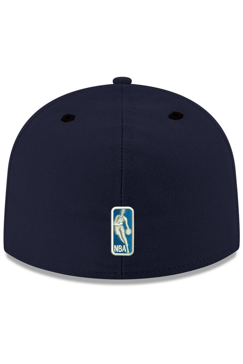 Men's New Era Navy Oklahoma City Thunder Official Team Color 59FIFTY Fitted Hat, Alternate, color, Navy