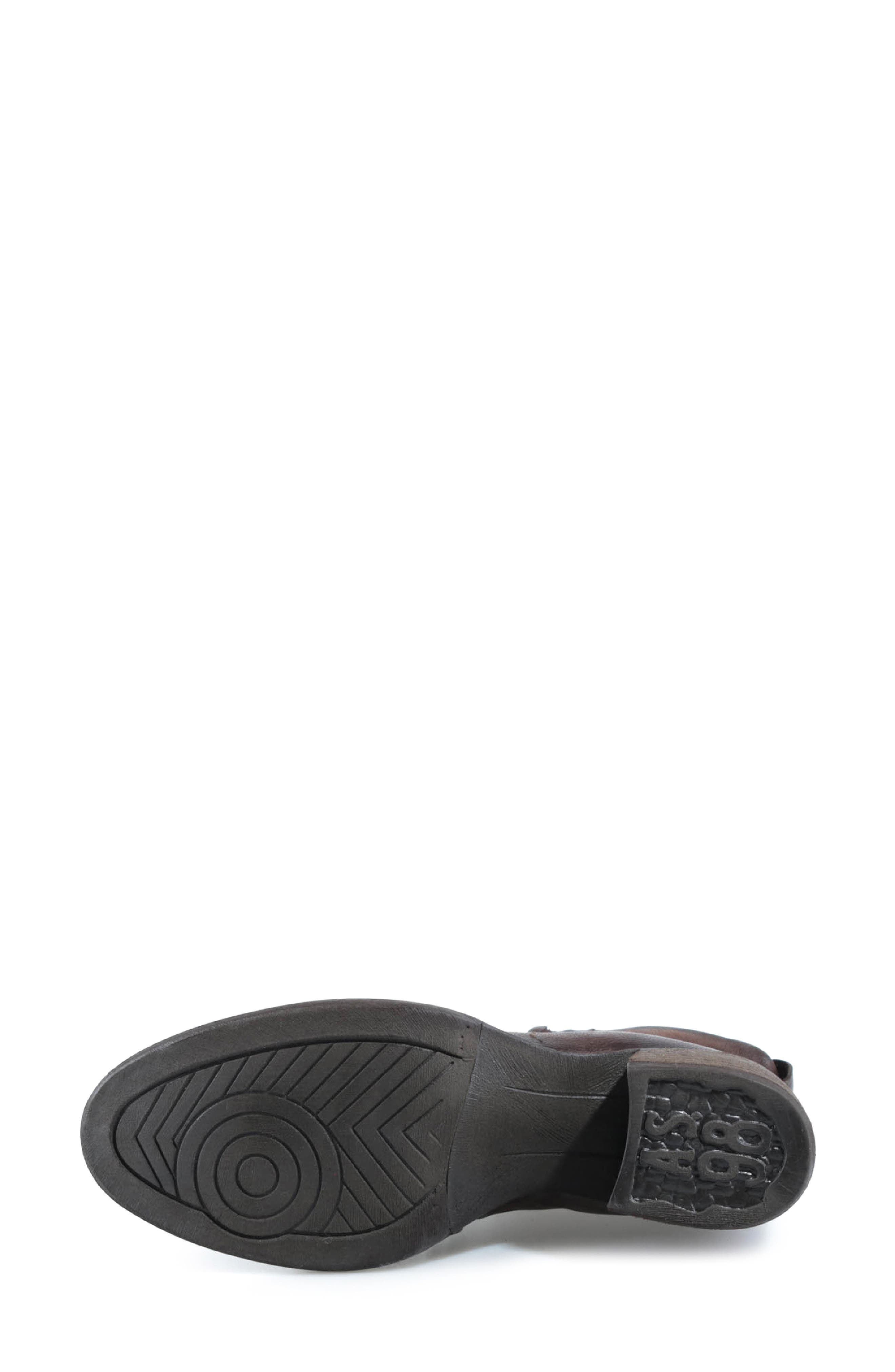 Lawsen Leather Bootie, Alternate, color, BROWN