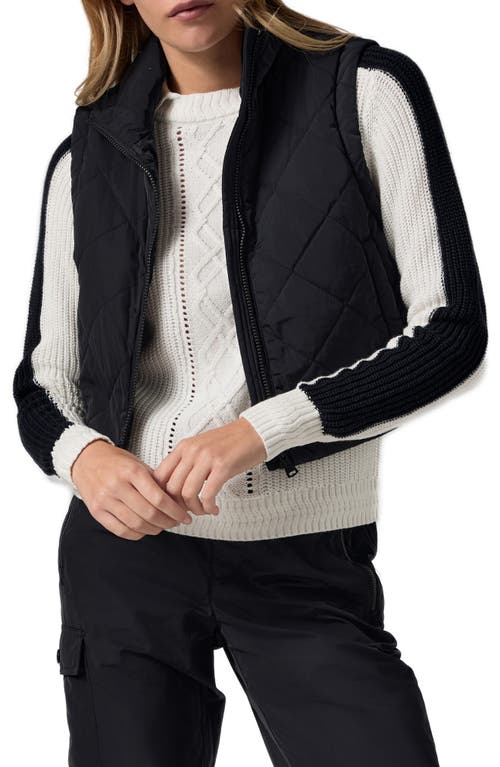 Alp N Rock Lucerne Water Repellent Quilted Vest In Black