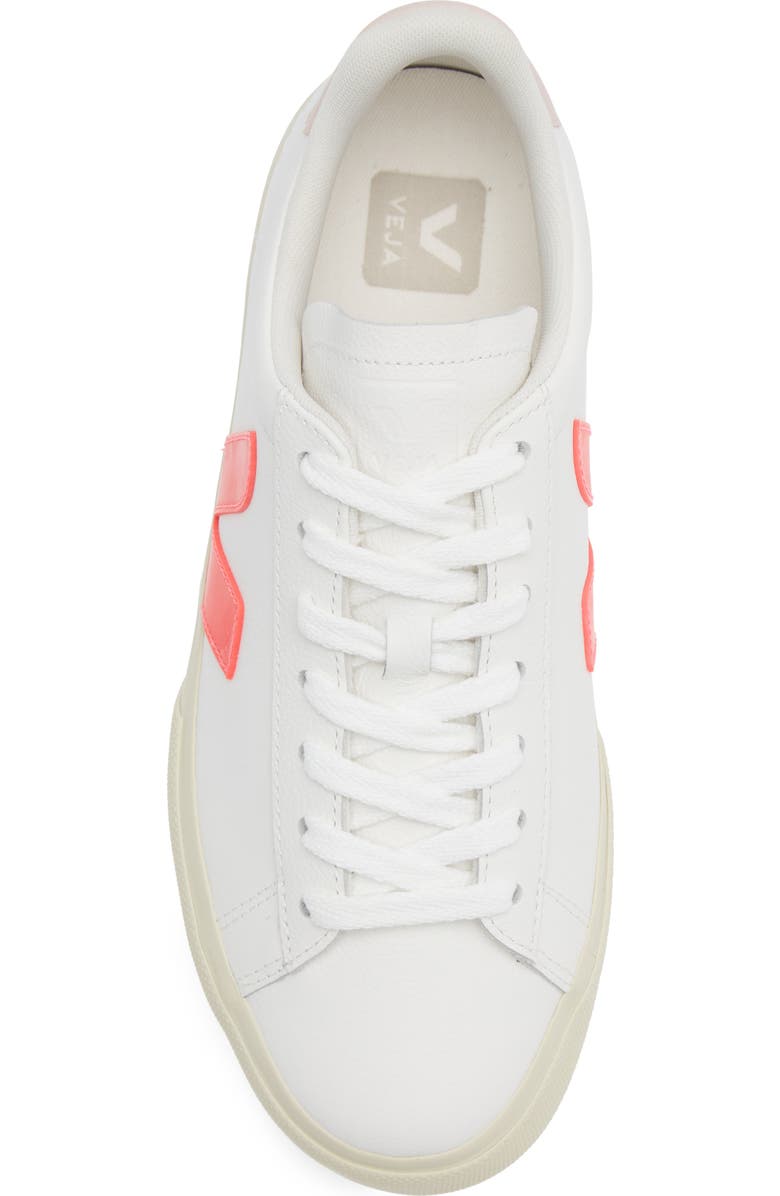 Veja Campo Sneaker, Alternate, color, White Rose-Fluo