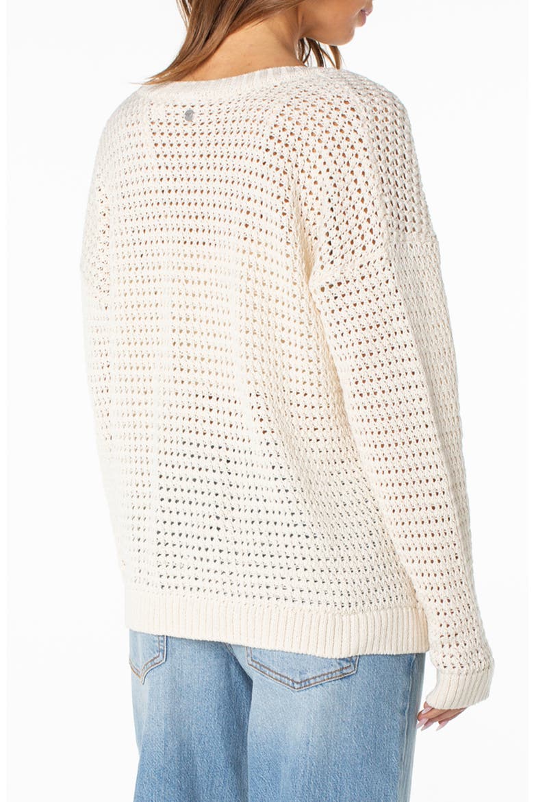 Tamarindo Open Stitch Cardigan, Alternate, color, DEW