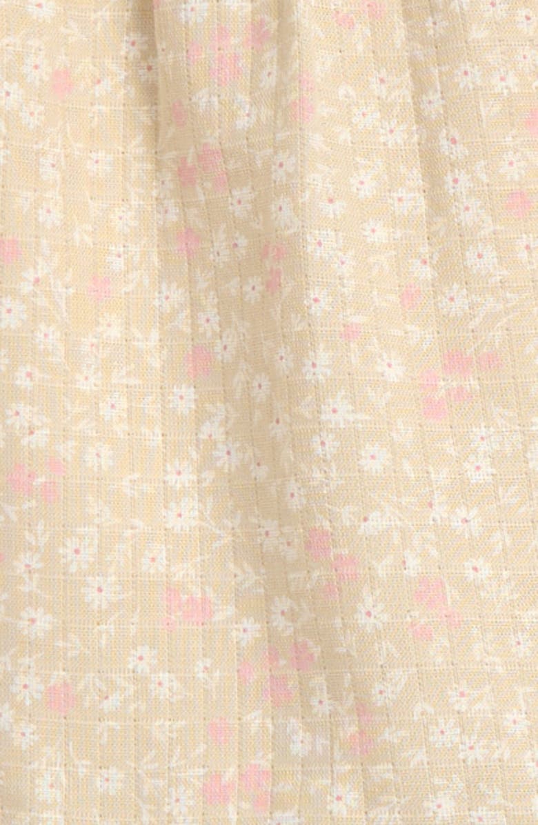 Nordstrom Long Sleeve Cotton Gauze Dress & Bloomers, Alternate, color, Beige Oyster Windswept Floral