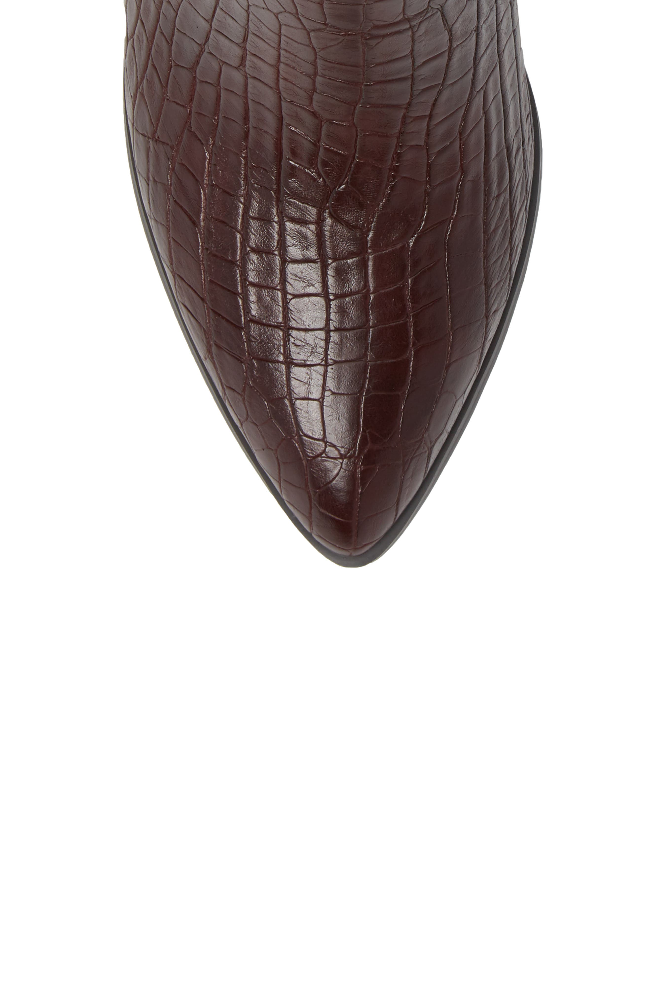Everst II Pointy Toe Bootie, Alternate, color, BURGUNDY SUEDE
