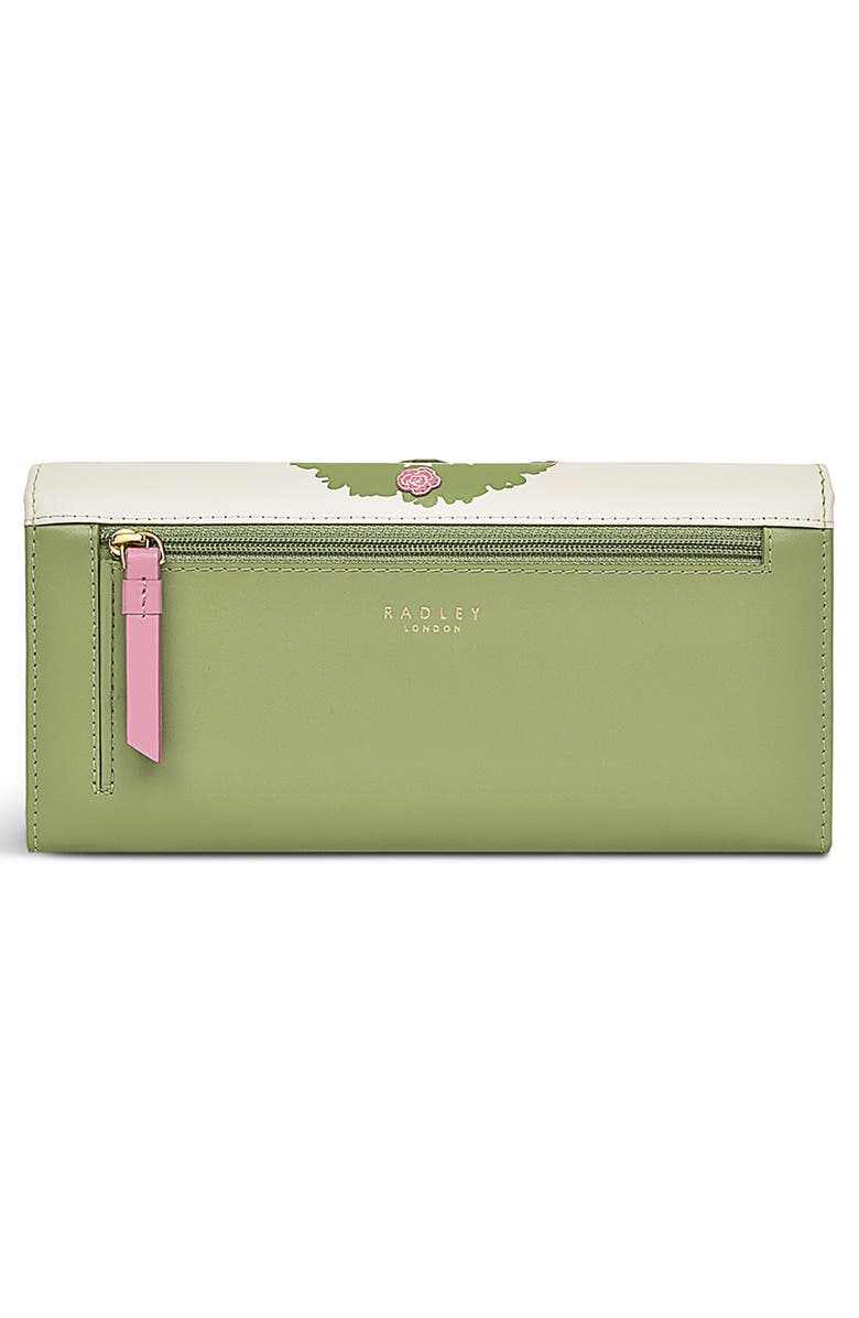 Radley RHS Collection Garden Motif Leather Wallet, Alternate, color,