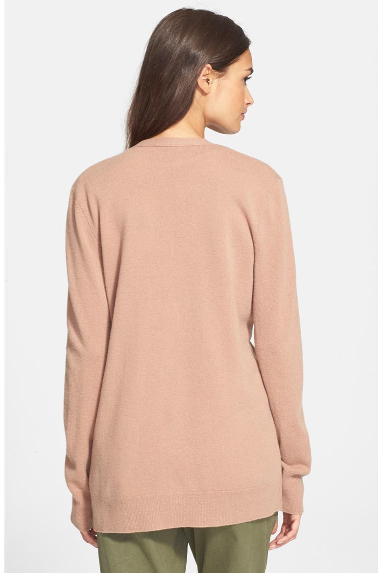 'Bethel' Wool & Cashmere Cardigan, Alternate, color, CAMEL