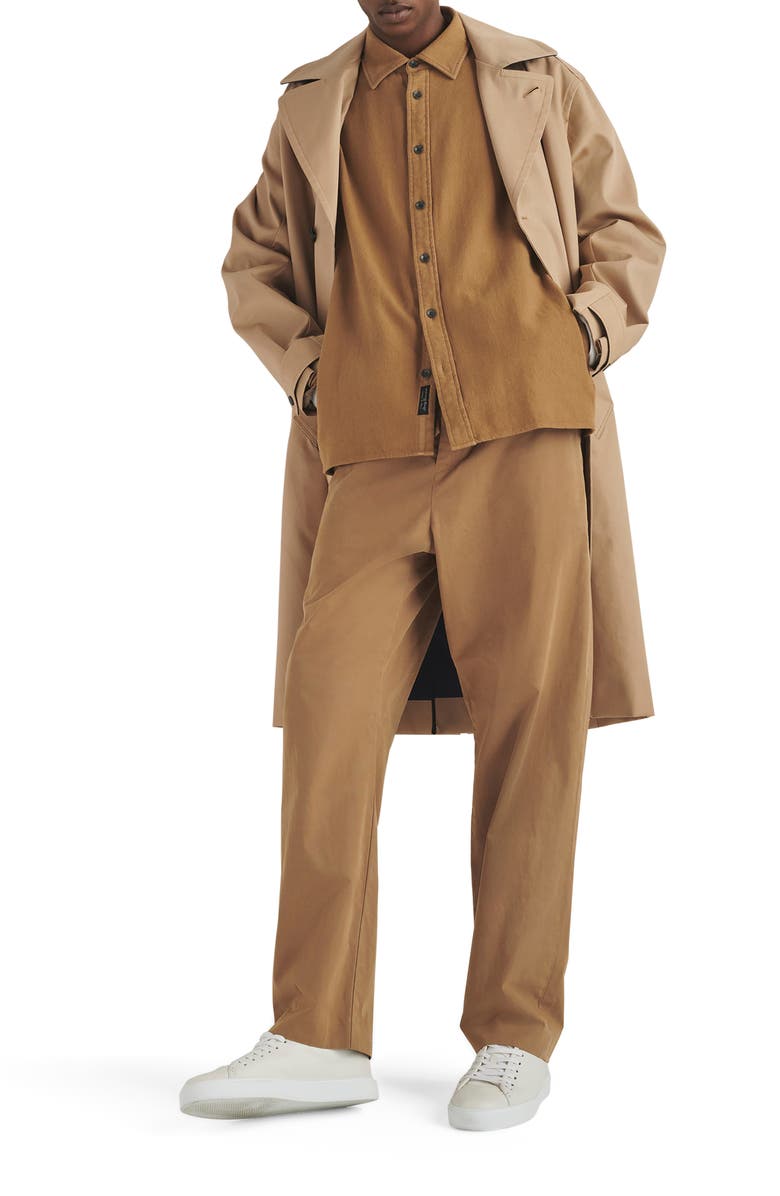 rag & bone Bradford Cotton Drawstring Pants, Alternate, color, Erm