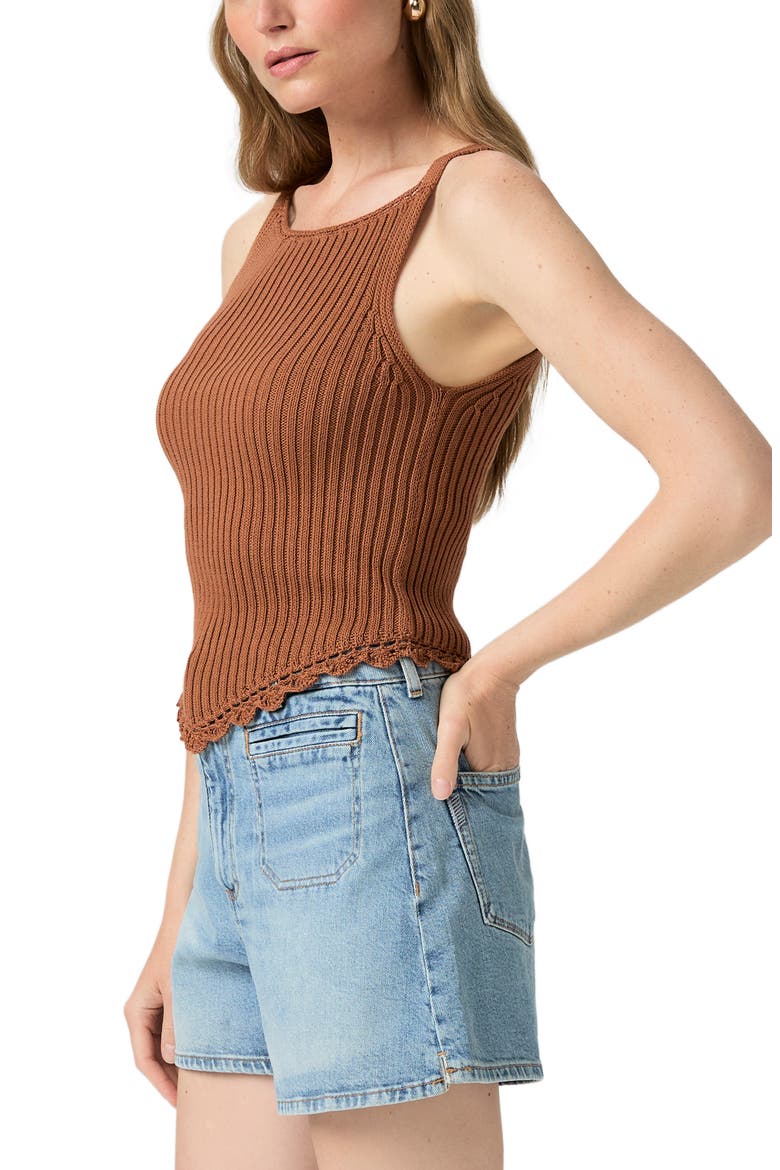 Bacini Sweater Tank, Alternate, color, ARGAN OIL