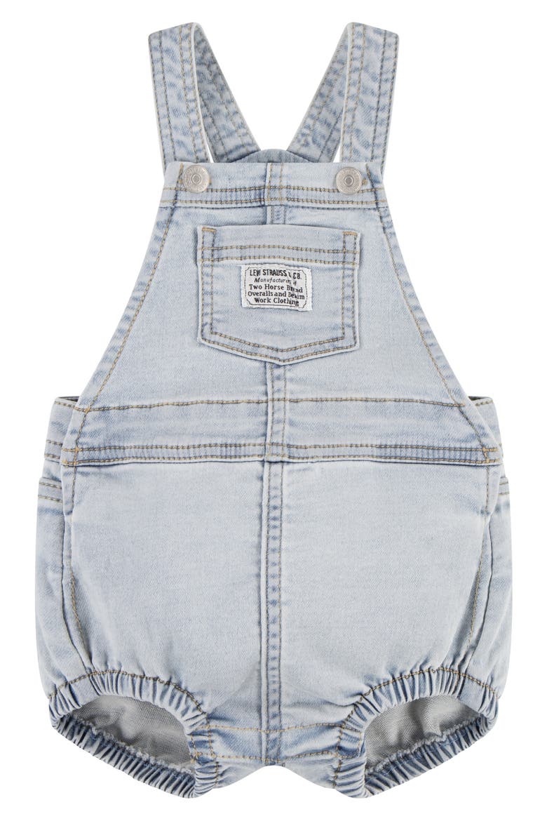 Bubble Overall Romper, Main, color, AFTER GLOW