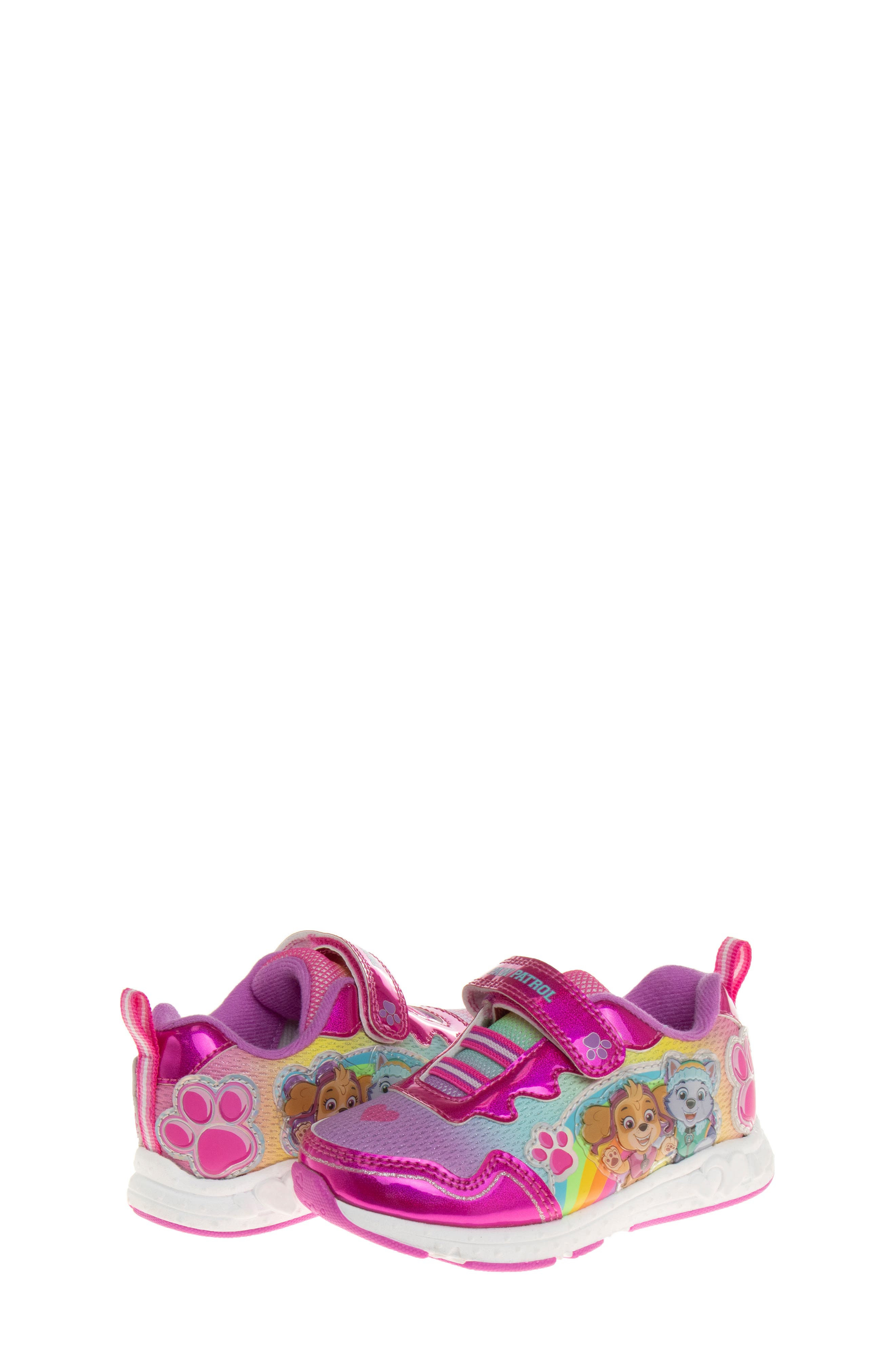 JOSMO Kids' Nickelodean Paw Patrol Sneaker, Alternate, color, Fuchsia /Purple