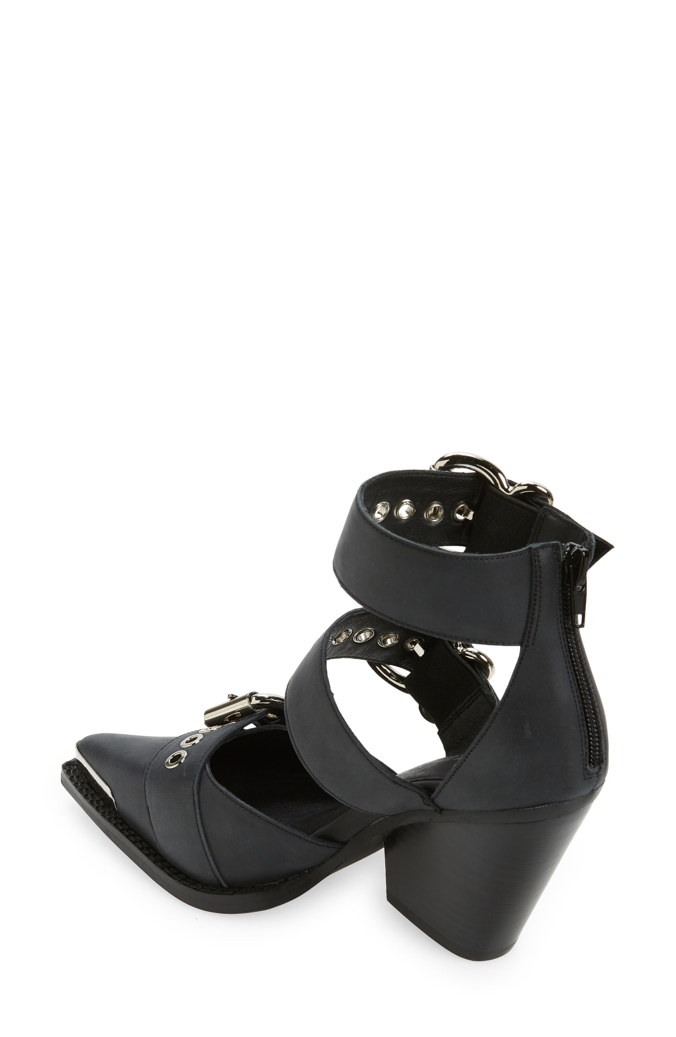 Jeffrey Campbell Emilia Buckle Cutout Boot, Alternate, color, 