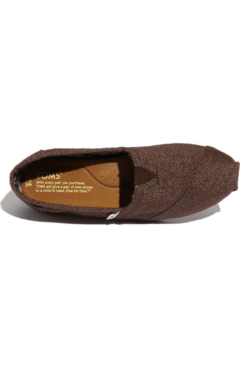 TOMS Herringbone Fleece Slip-On, Alternate, color,