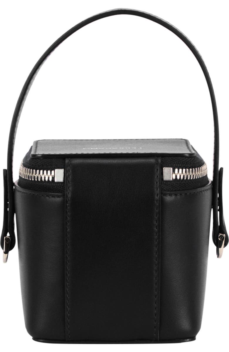 FERRAGAMO Cube Leather Bucket Bag, Alternate, color,