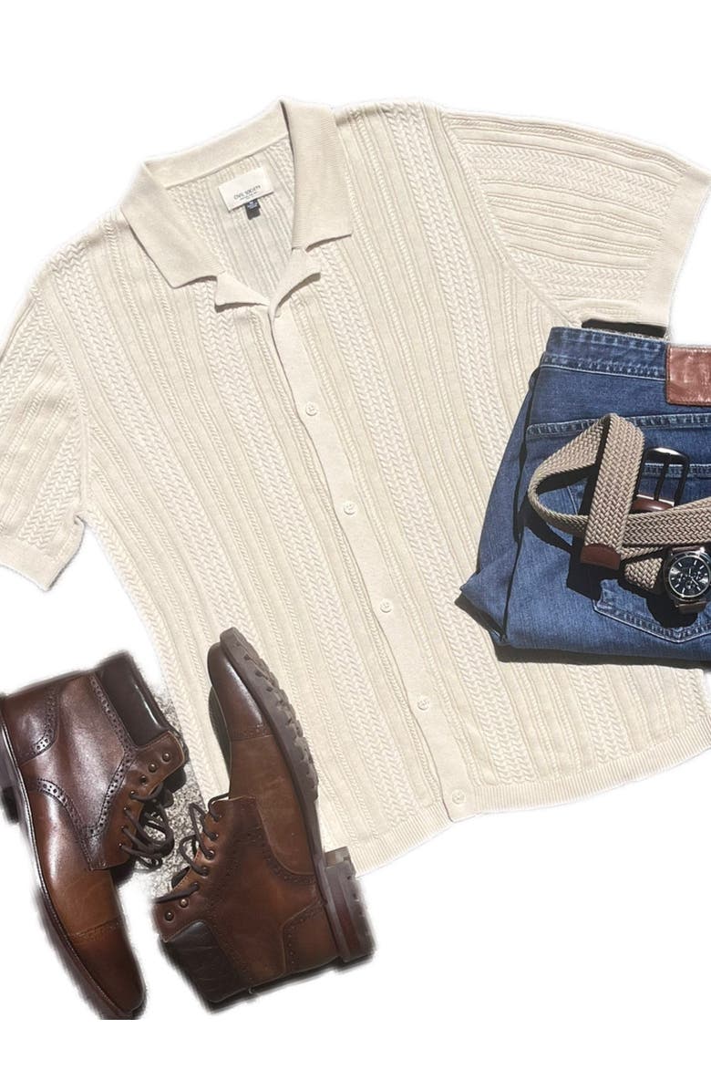 Ledger & Ford Huntington Shirt, Alternate, color, Cream