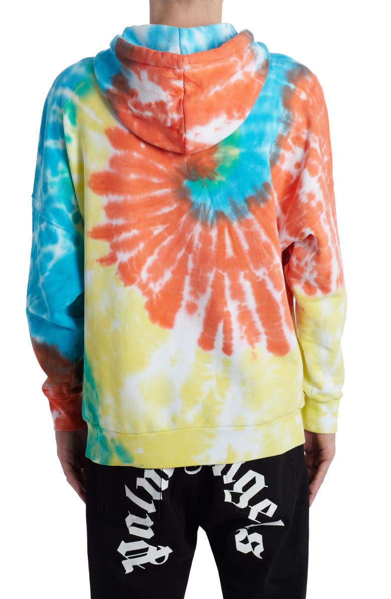 Palm Angels Tie Dye Hoodie, Alternate, color, 