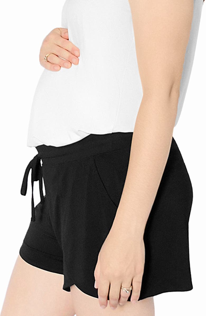 Kindred Bravely Maternity/Postpartum Lounge Shorts, Alternate, color, 