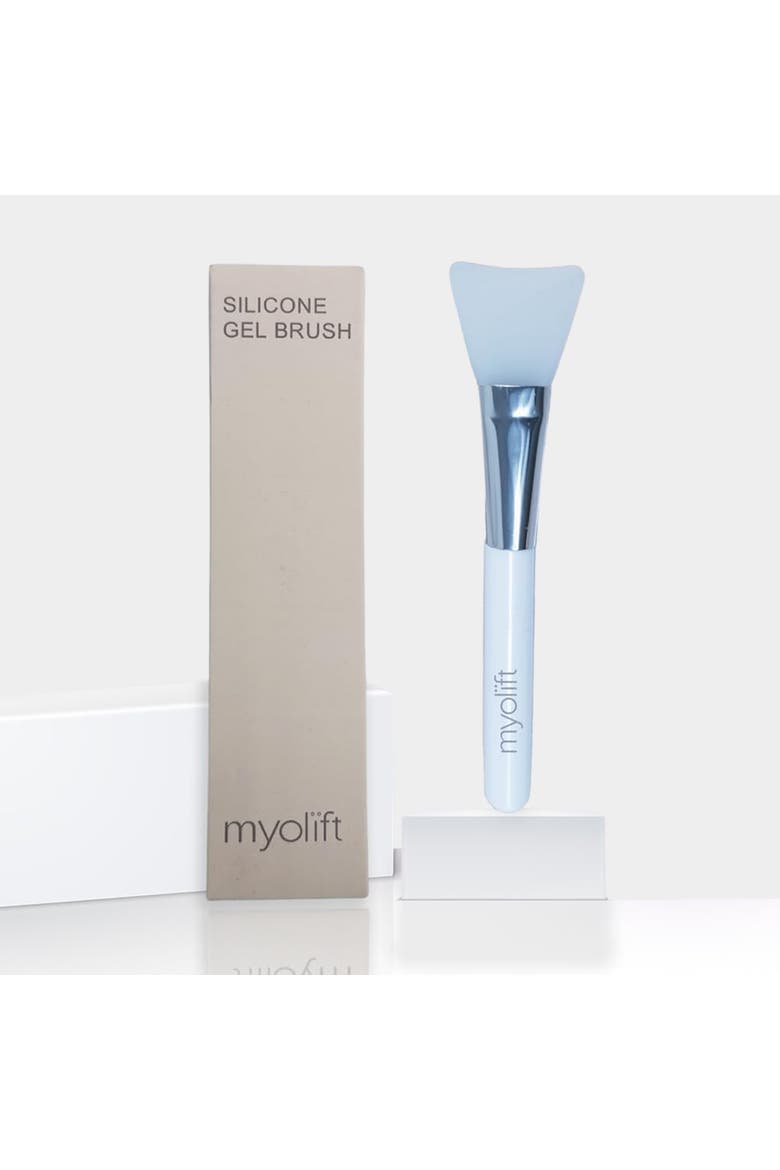 Silicone Brush Applicator For Skincare, Alternate, color, White