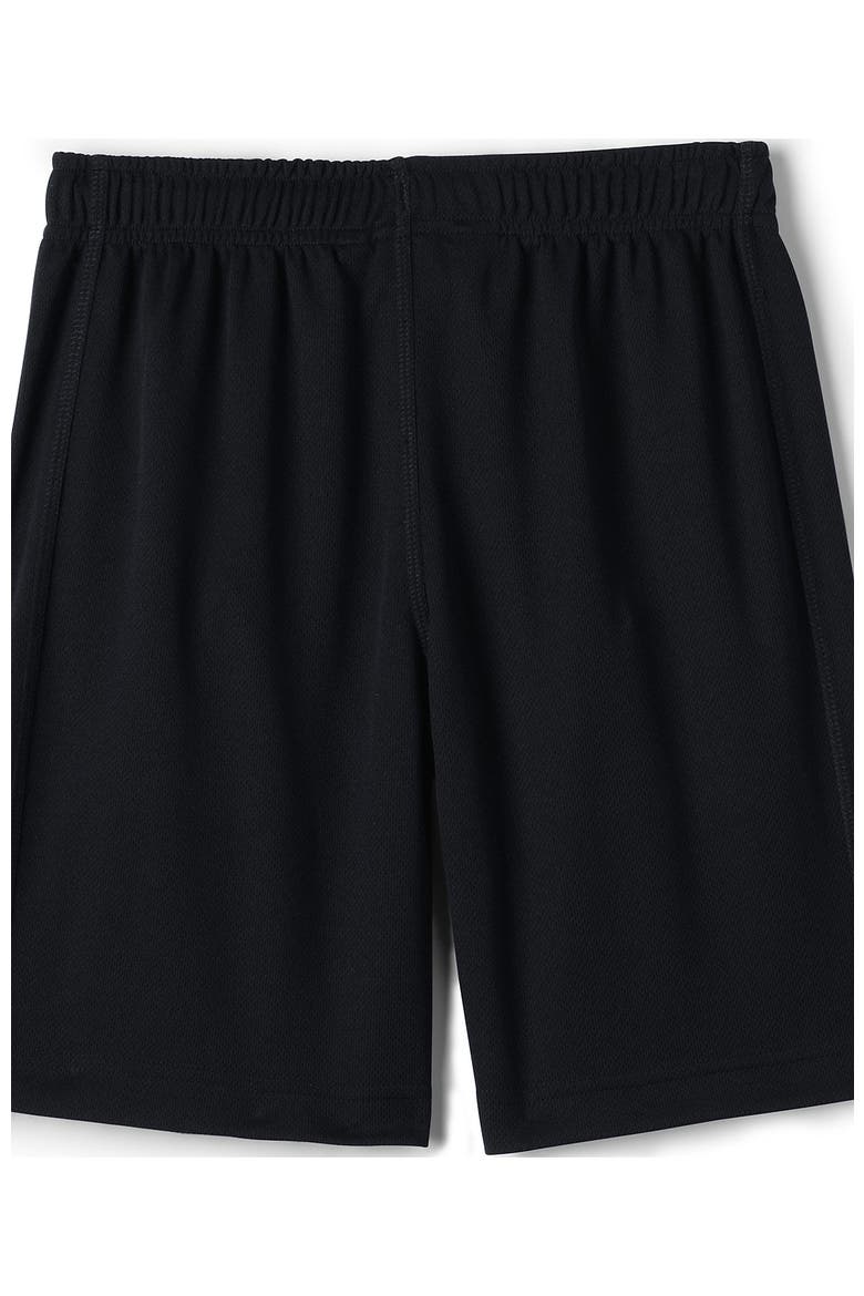 School Uniform Boys Mesh Gym Shorts, Alternate, color, Black
