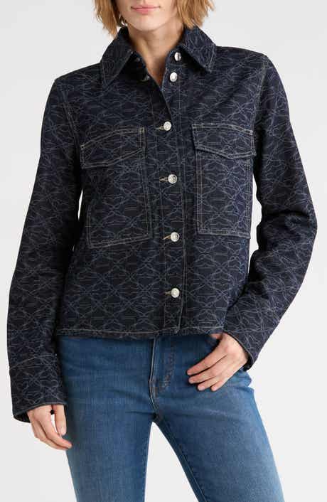 Gadison Logo Print Denim Jacket
