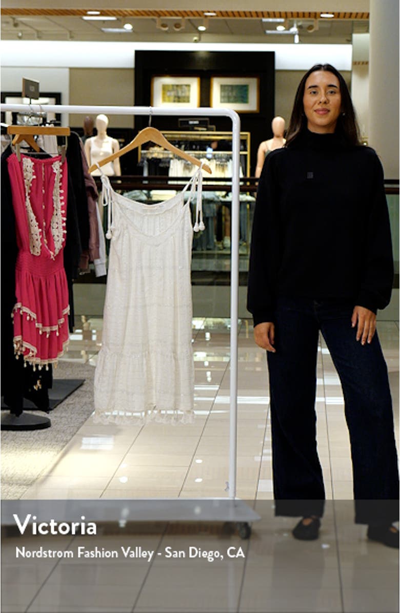 Jaxson Metallic Thread Detail Cover-Up Dress, sales video thumbnail