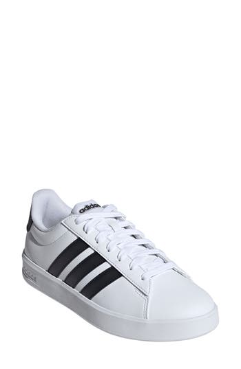 adidas Grand Court 3.0 Sneaker in White/Core Black/White at Nordstrom Rack, Size 7.5