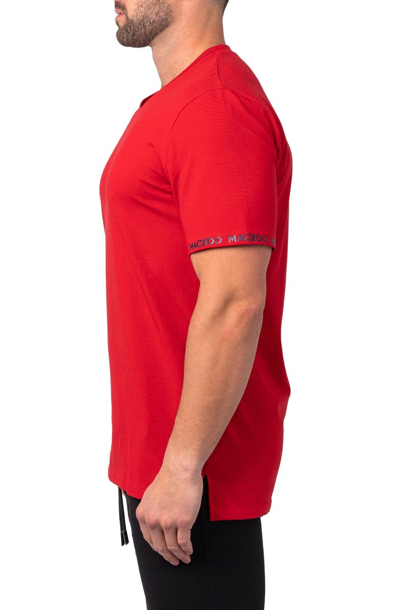 Maceoo Vivaldi Cotton V-Neck T-Shirt, Alternate, color, 