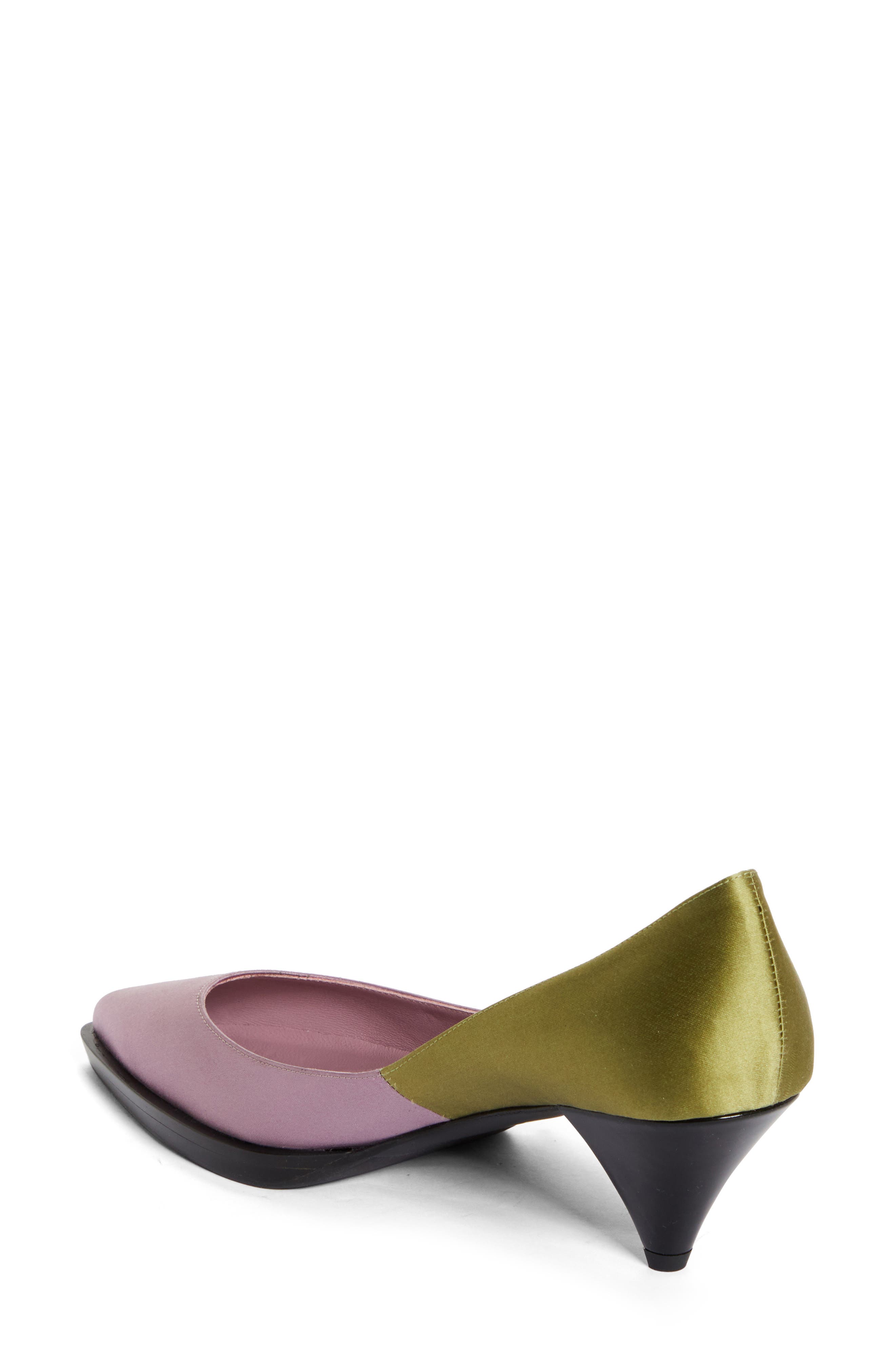 Prada Runway Colorblock Pointed Toe Pump, Alternate, color, 