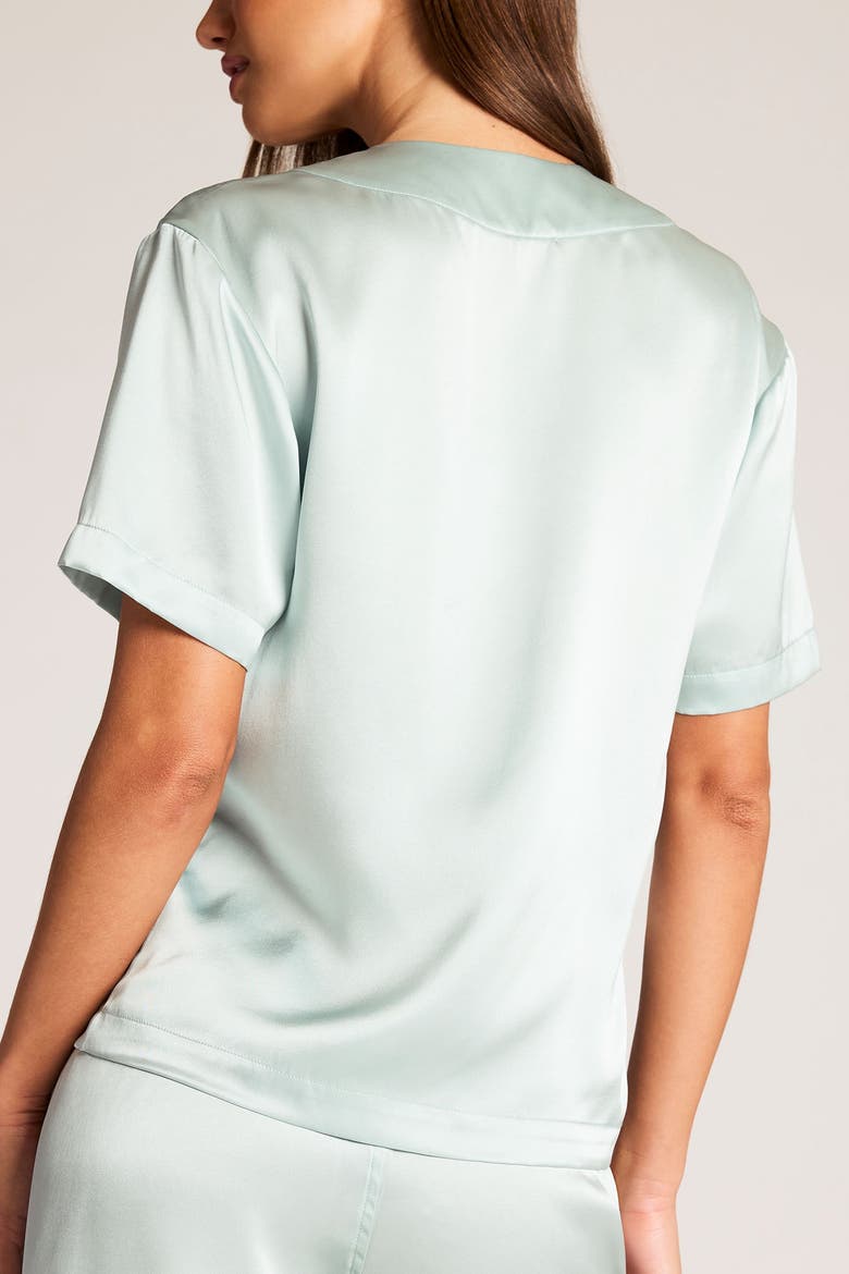 Eclipse Washable Silk V-Top, Alternate, color, Mist
