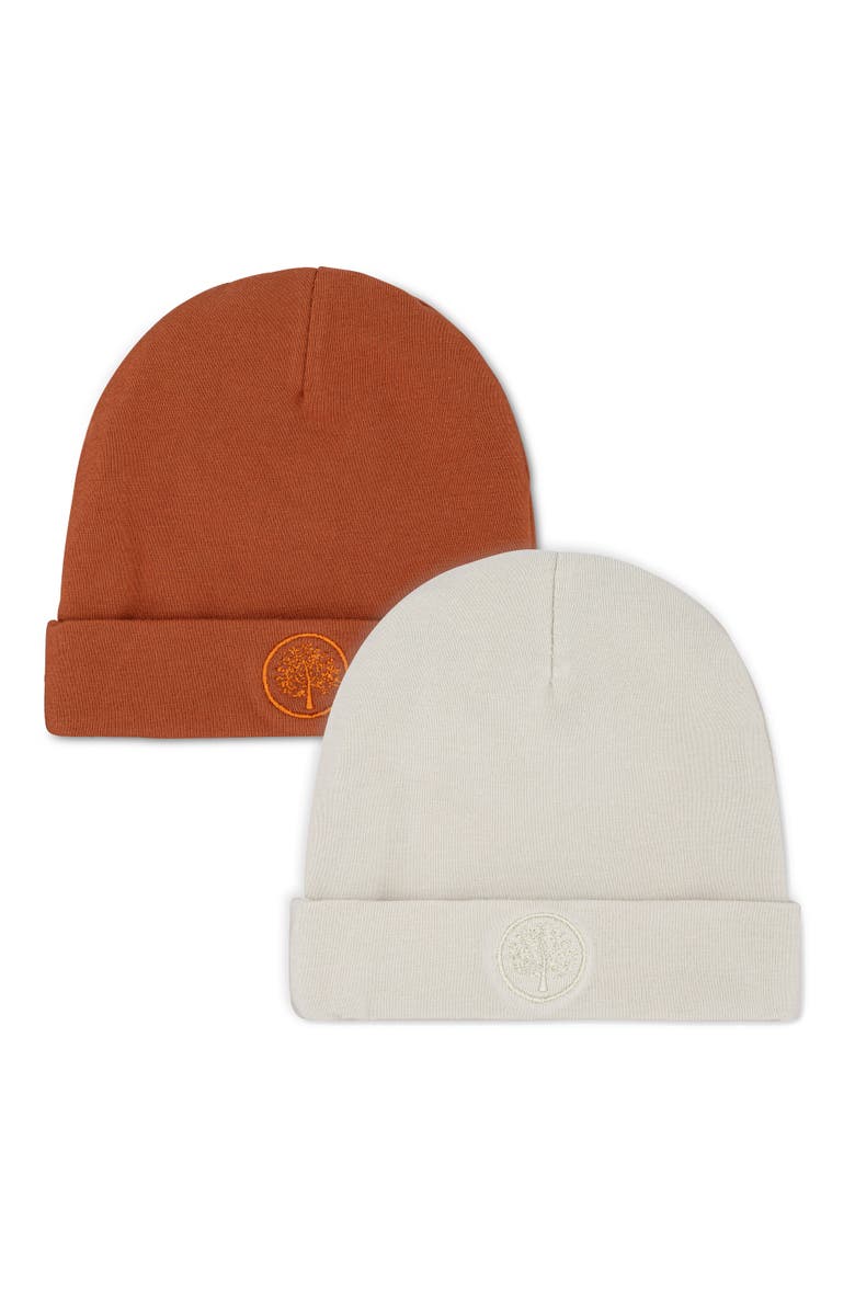 Parker Baby Co. Baby Beanies, Main, color, Clay/Snow