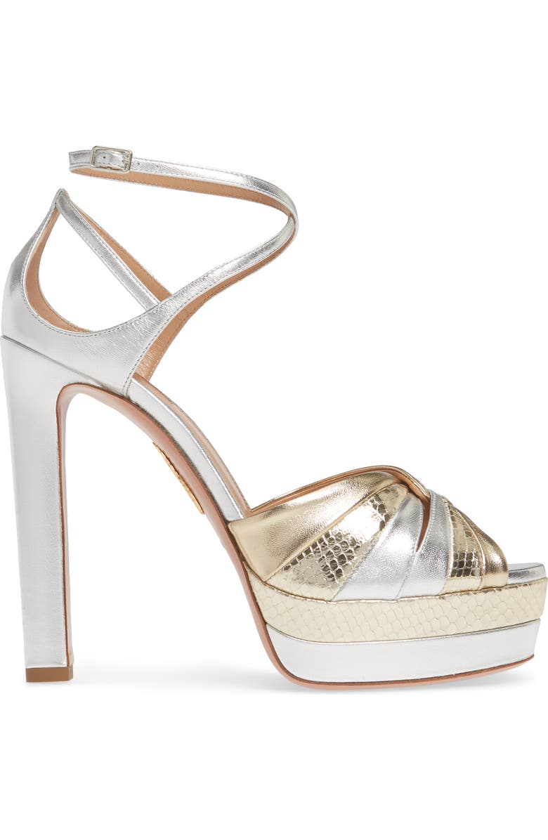 Aquazzura La Di Da Platform Sandal, Alternate, color,