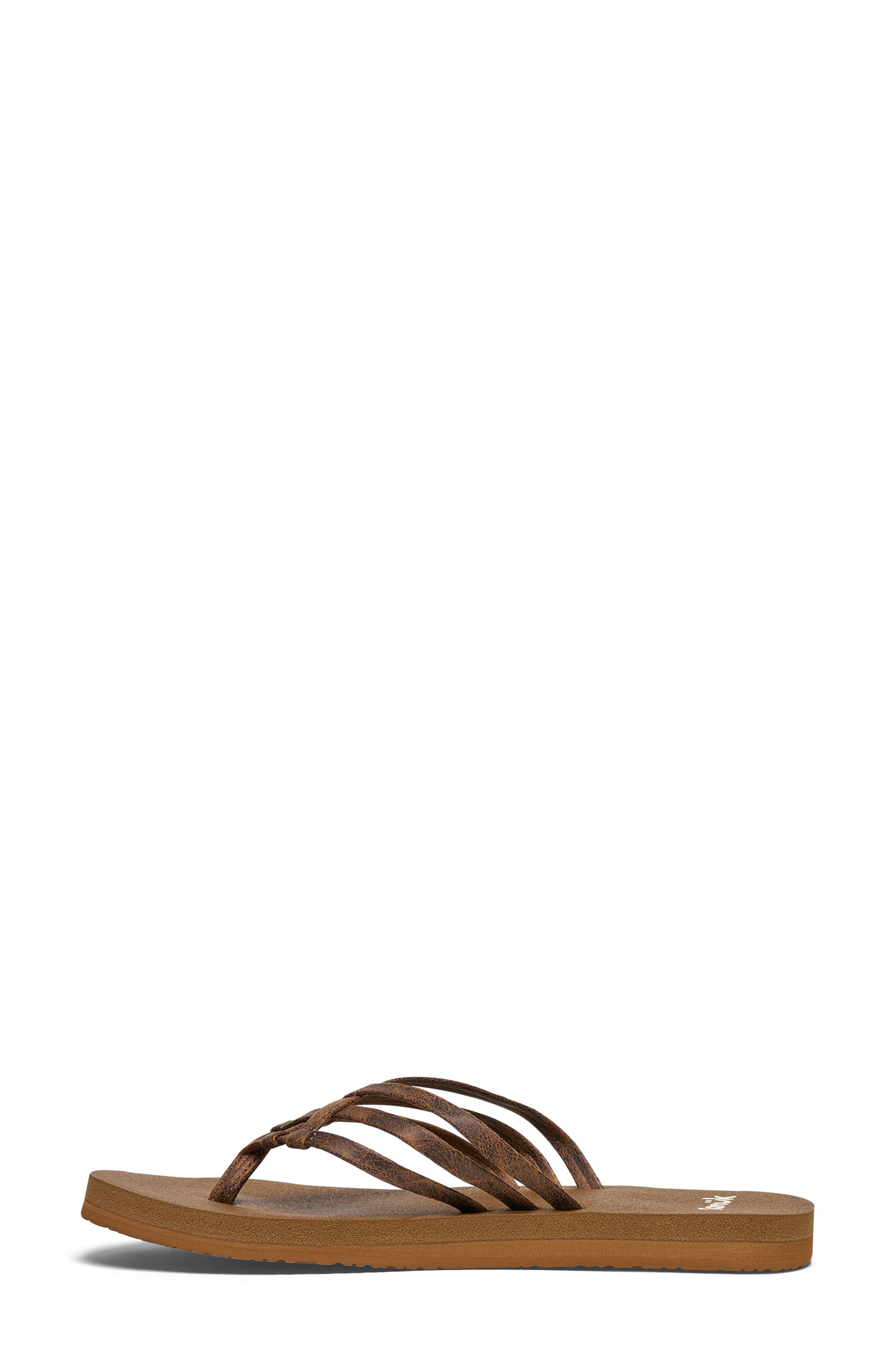 Sanuk Yoga Sandy Flip Flop, Alternate, color, 