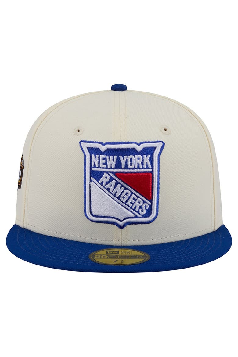 Men's New Era  Cream New York Rangers America's 250th Two-Tone 59FIFTY Fitted Hat, Alternate, color, Cream
