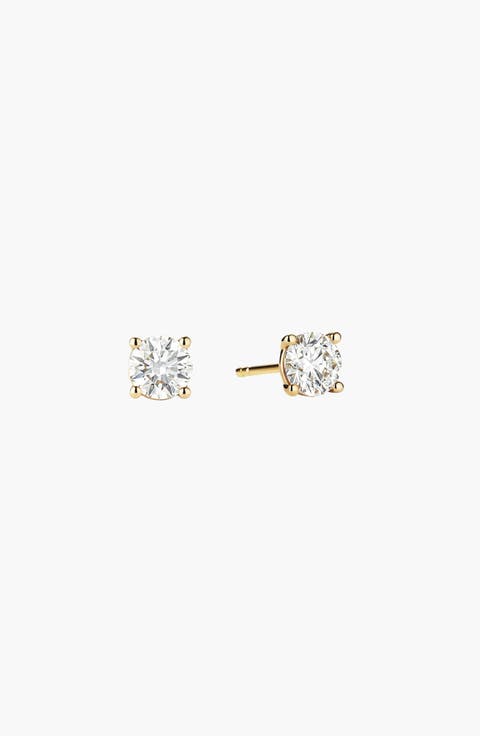 Lab Grown Diamond Round Studs