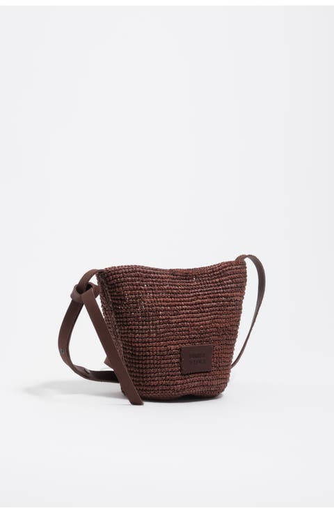 Raffia Woven Mini Bag