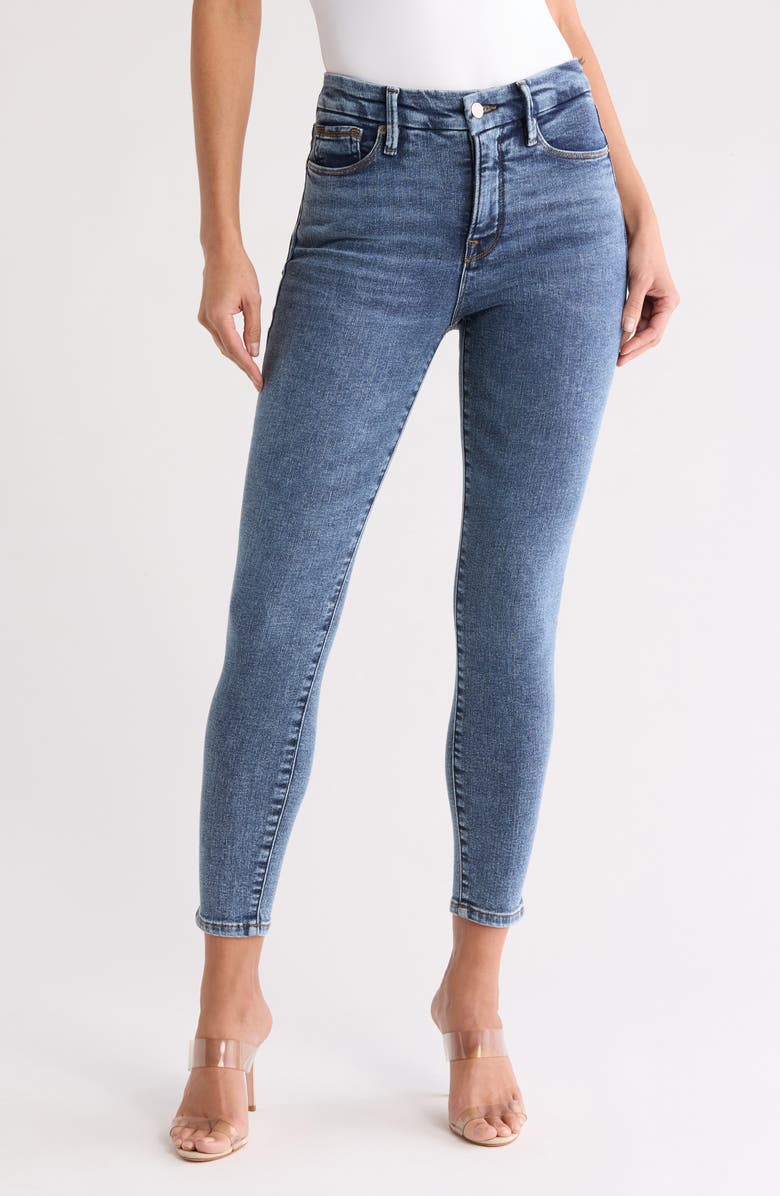 Good American Good Legs Crop Jeans, Main, color, 