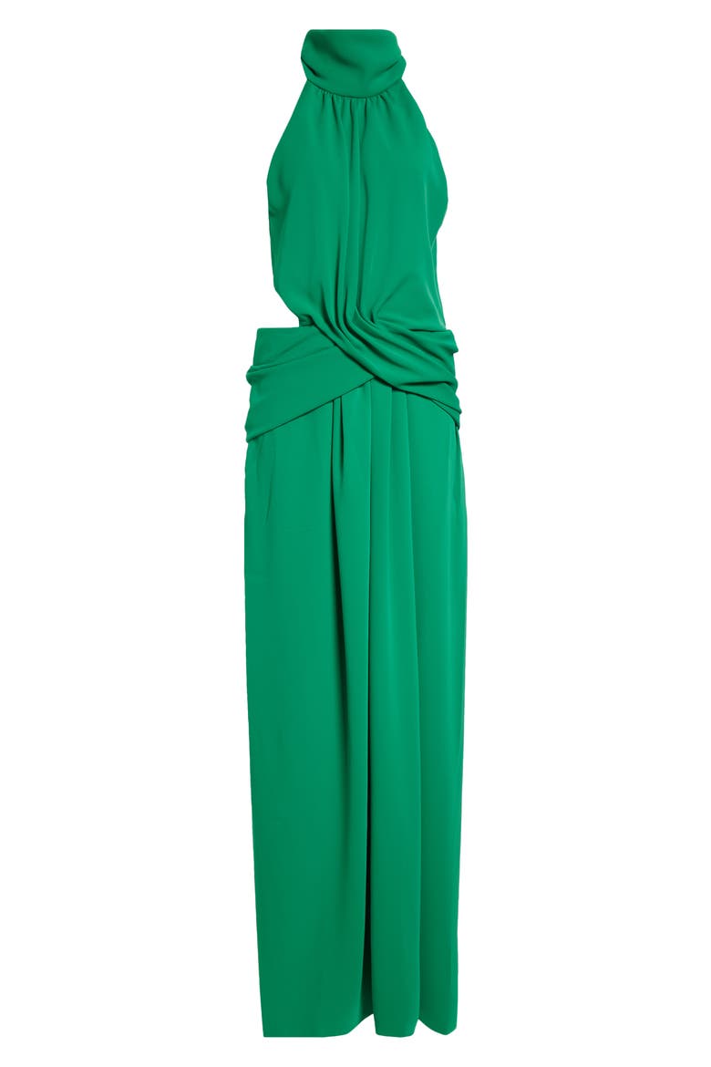 Excepcionalidad Crepe Maxi Dress, Alternate, color, EMERALD