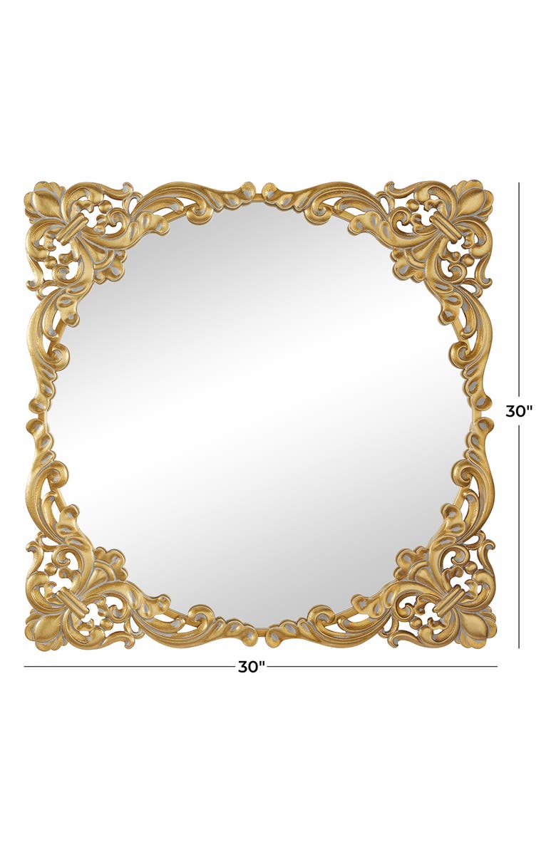 Novogratz Scroll Frame Mirror, Alternate, color,