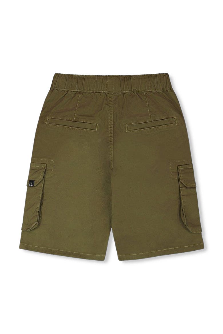 Stretch Twill Bermuda with Cargo Pockets, Alternate, color, Dark Khaki Green