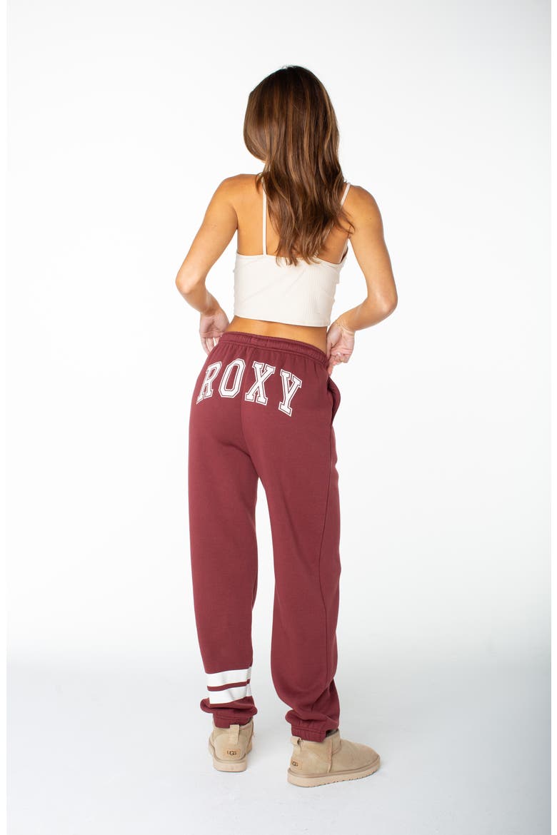 Sunset Stripe Sweatpants, Alternate, color, PORT