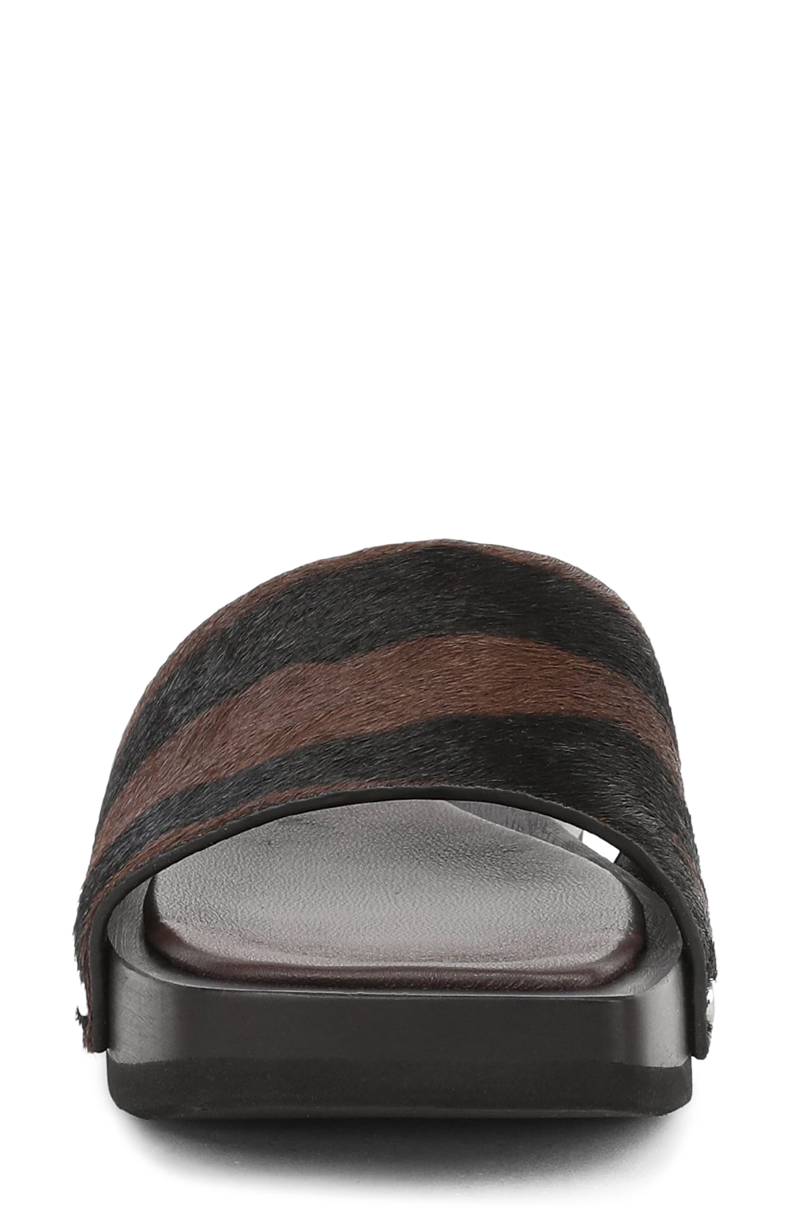 Barbara Slide Sandal, Alternate, color, MOLTON BROWN MULTI