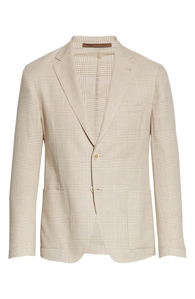 Eleventy Trim Fit Tonal Plaid Sport Coat, Alternate, color, 