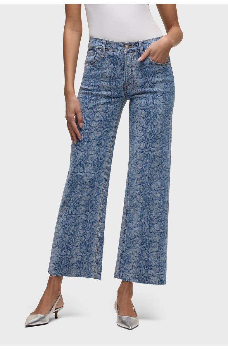 Hudson Jeans Rosie High-Rise Wide Leg Ankle, Main, color, Venom