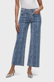 Hudson Jeans Rosie High-Rise Wide Leg Ankle