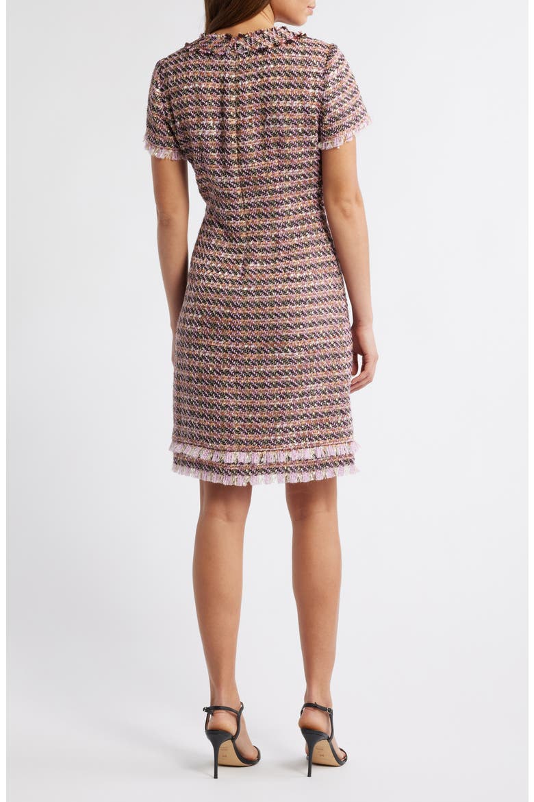 Tweed Sheath Dress, Alternate, color, LAVENDER