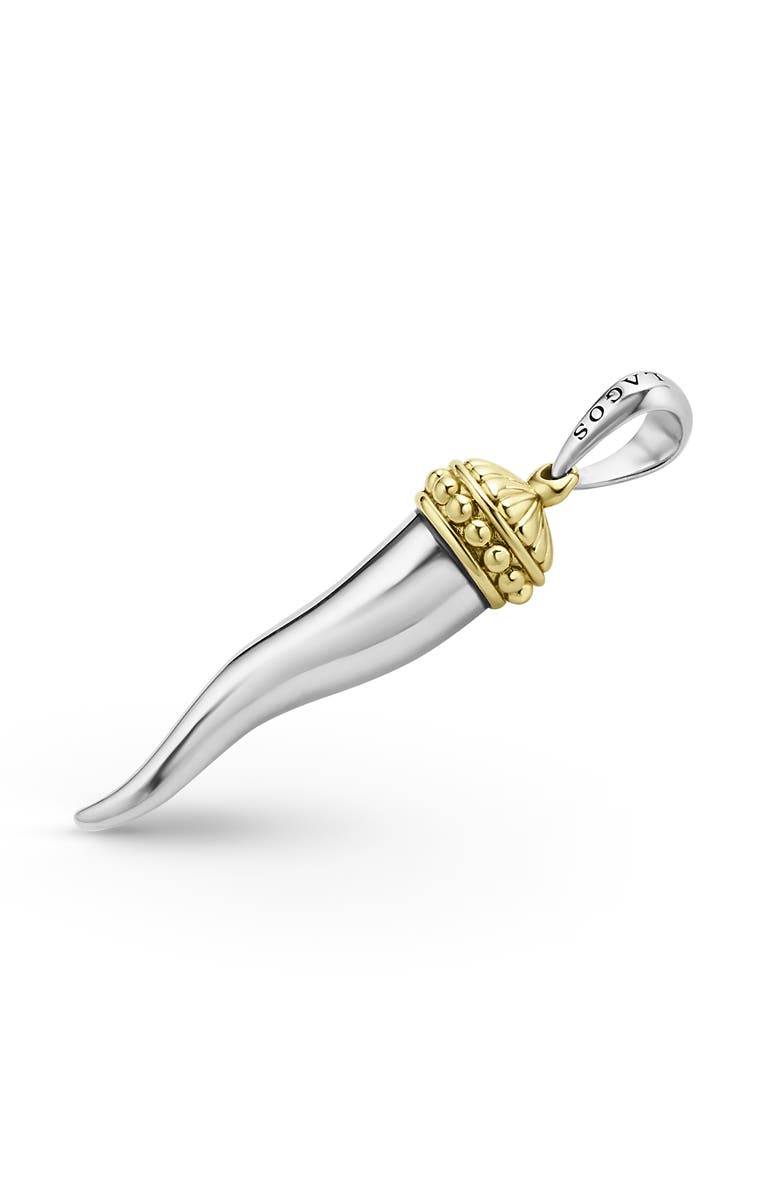 LAGOS Men's Anthem Two-Tone Horn Amulet, Alternate, color, Two-Tone