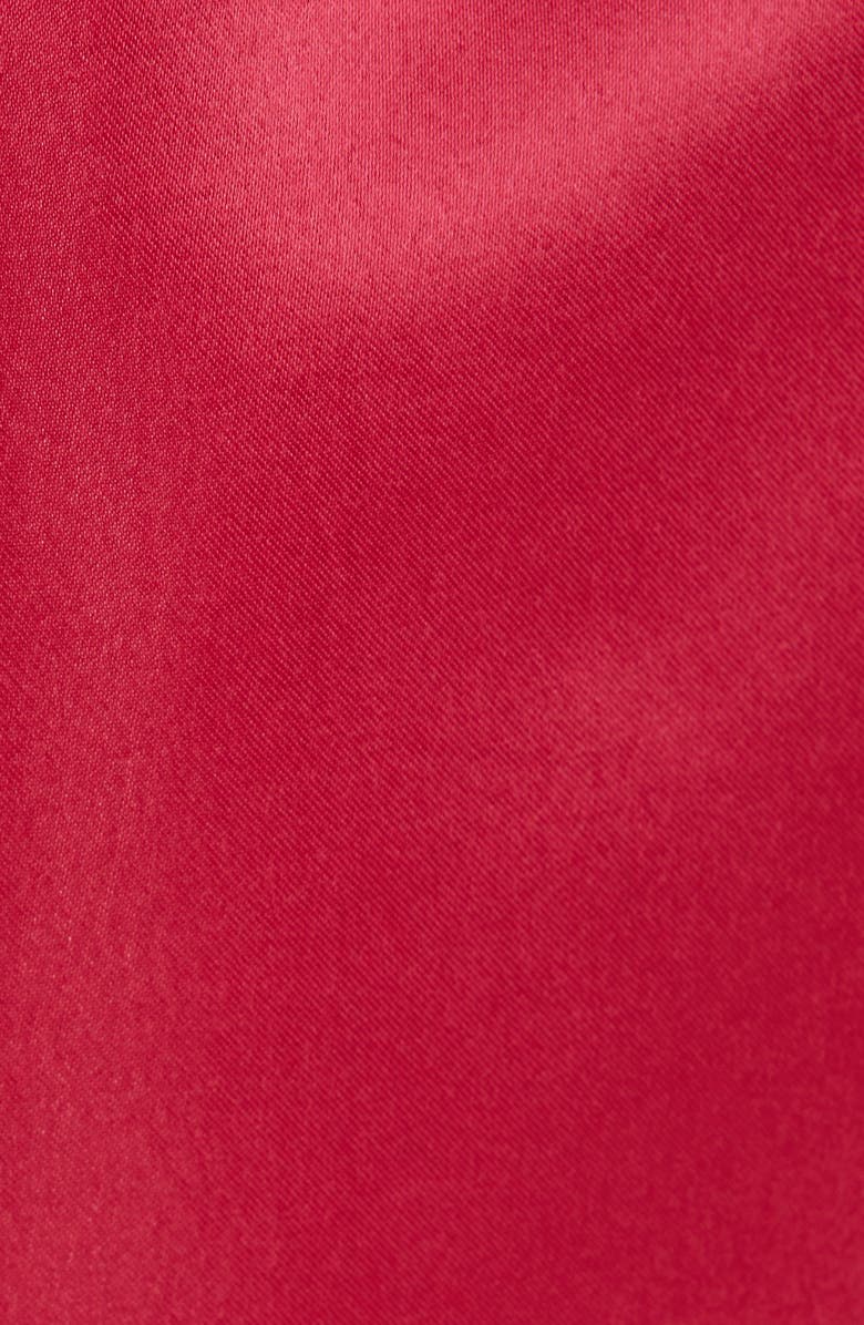 Kimberly Goldson Liza Satin Cuff Wide Leg Pants, Alternate, color,
