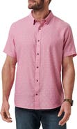 TravisMathew Early Check In Cotton Button-Up Shirt